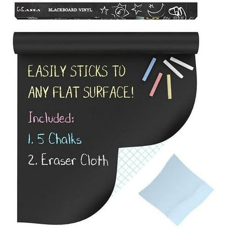 Kassa Chalkboard Wall Sticker Decal Roll (Extra Large - 6.5' x 18