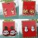 thumbnail image 4 of Joyas navideñas moda encantadora aleación gotas de aceite alce pendientes de nieve dibujos animados pendientes creativos joyas de pareja regalos de San Valentín, 4 of 5