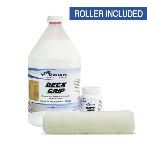 Deck Grip Clear Indoor & Outdoor NonSlip Sealer for Concrete