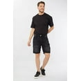 thumbnail image 4 of Men's Dyed Ripped Jean Shorts Black, 4 of 4