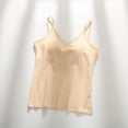 thumbnail image 7 of Mifsaly Cotton Camisole Tops for Women with Built In Bra V Neck Spaghetti Strap Tank Top Slim Fit Stretchy Cropped Camisoles Summer Casual Home Cami Shirts M, 7 of 7