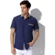 thumbnail image 3 of Camisa De Vestir Manga Corta Para Hombre Casual Casey Kevin, 3 of 8