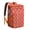 Orange-4, variant on Ocean Tide and Map Nautical Backpack Cooler, Leakproof Insulated Cooler Bag, Waterproof Lunch Backpack for Marine Lovers, Fishing, Hiking
