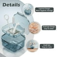 thumbnail image 5 of Multipurpose Denture Bath Case with Strainer Basket, Three Layered Denture Holder Cup to Clean and Soak, Retainer Box, False Teeth Container, 5 of 6