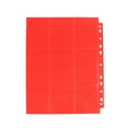 thumbnail image 3 of HILABEE Classeur d'Album de Cartes de Jeu 50 Pcs 900 Pochettes Transparentes pour Carte Ccg, Protection Rouge, 3 of 8