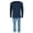 Navy, variant on Hanes X Temp Micro Fleece Thermal Set (Men's)