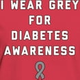 thumbnail image 3 of CafePress - I Wear Grey For Diabetes A Women's Classic T Shirt - Women's Traditional Fit Dark T-Shirt, 3 of 4