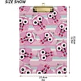 thumbnail image 3 of Coolnut Owl Clipboard, Acrylic Standard A4 Letter Size Clip Board with Low Profile Clip for Office, Classroom, Doctor, Nurse and Teacher, 12.5"x9", 3 of 7