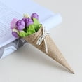 thumbnail image 3 of Coofit 3 Bunches Artificial Flower Decorative Kraft Paper Wrap Fake Flower Photo Prop, 3 of 9