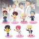 thumbnail image 1 of Gwong Juguete 7pcs / set BTS BTTS Bangtan personaje Figura de escritorio Ornamento de la colección de juguetes de regalo Gwong 30008340, 1 of 6