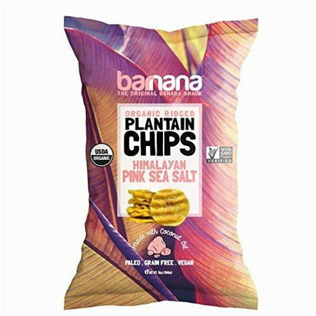 Barnana Organic Plantain Chips - Himalayan Pink Salt - 5 Ounce - Barnana Salty, Crunchy, Thick Sliced Snack - Best Chip For Your Everyday Life - Cooked in Premium Coconut Oil 1 (Best Frozen Oven Chips)