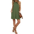 thumbnail image 2 of Women’s Tank Casual Dress Summer Loose T-Shirt Dresses Sleeveless Sundress with Pockets, 2 of 4