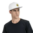 thumbnail image 6 of ZICANCN Railroad Crossing Warning Sign Baseball Caps, Trucker Hats for Men And Women, Adjustable Breathable Flat Caps, White, 6 of 8