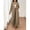 Khaki-L, variant on Khaki Longline Open Front Cardigan and Tie-Waist Wide Leg Pants Two-Piece