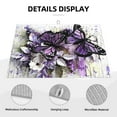 thumbnail image 4 of Dish Drying Mat, Purple Butterfly Absorbent Microfiber Kitchen Mat, Heat Resistant Drying Mat Kitchen Counter for Dishes, Utensils, Pots, Pans, Drainer Mats 18x24in, 4 of 7