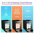 thumbnail image 6 of Byootique 5L Mini Towel Warmer Hot Cabinet Aluminum Chamber Beauty Facial Home Health Care, 6 of 12