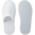thumbnail image 5 of 24 pares de pantuflas desechables para invitados, punta cerrada a granel para hotel, spa (talla 10 para hombres, 11 para mujeres), 5 of 5