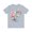 Light Blue, variant on Letter F Unisex Graphic Tee Jersey Short Sleeve Vintage Inspired Art Design