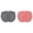 A,B, variant on Shower Foot Scrubber Mat with Suction Cups, Foot Back Cleaning Pad & Back Washer, Exfoliating Bath Wash Pad Non for Bathtub, Wall Mounted Silicone Scrubber for Men Women, 11"x9.4"