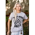 thumbnail image 3 of Busy Being Salty Pretzel Food Pun Men's Graphic T Shirt Tees Brisco Brands L, 3 of 4