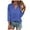 Blue, variant on Women Blouses Rayon T Shirt Solid Womens Casual Tee for Women Toe Smocked Tops for Casual Fall Womens Blouses Lightweight Dress Shirts Lady Wear Nice Shirts Dark Long Sleeve Purple S