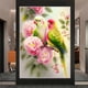 thumbnail image 2 of Birds And Flowers Art Diamond Painting Full Drills Peony Parrot Landscape Embroidery Square Round Mosaic Cross Stitch S526round 40x50cm Gao Jinjia LED, 2 of 2