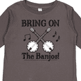 thumbnail image 4 of Inktastic Banjo Music Bluegrass Boys or Girls Long Sleeve Toddler T-Shirt, 4 of 5