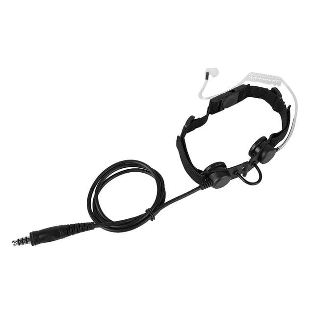 Auriculares con micrófono de garganta Bling Bling Tactic PT,Z Acabado de lujo