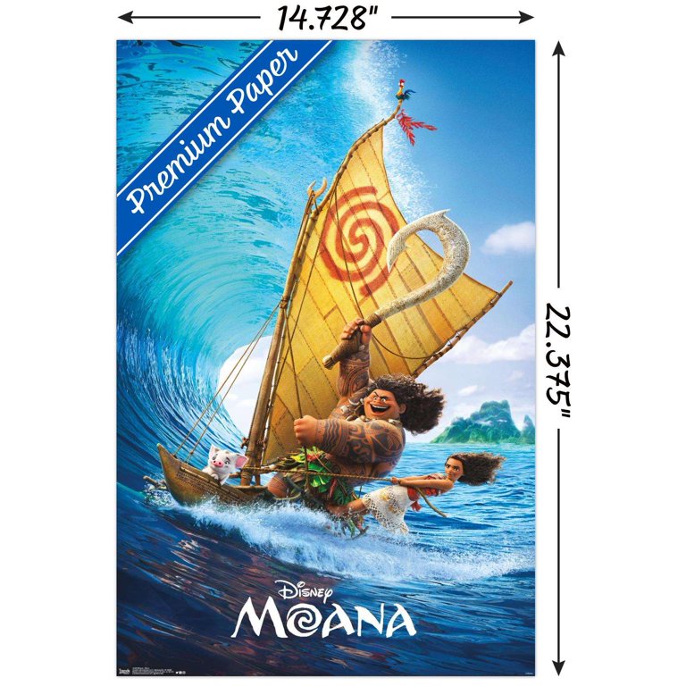 Disney Moana - Wave Wall Poster, 14.725