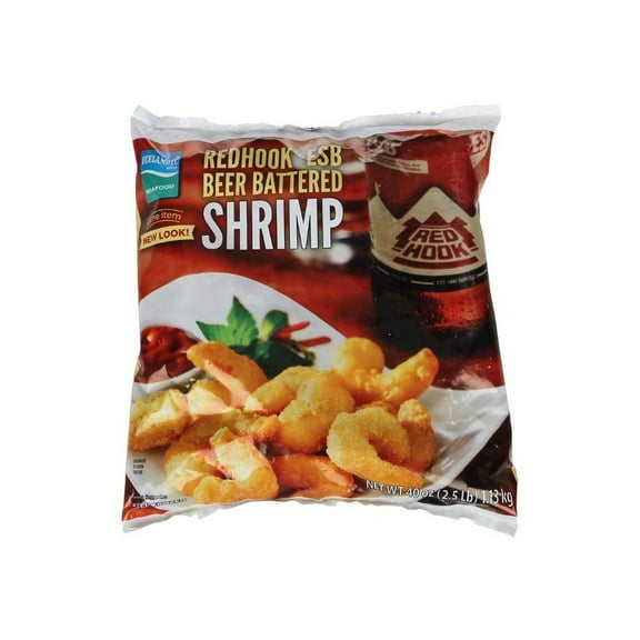 High Liner Redhook Esb Ale Batter Tail Off Round Shrimp 2.5lbs (PACK OF 4)
