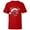 Red, variant on Mickey Mouse Icon Winter Lodge Standard - Short Sleeve T-Shirt for Kids – Customized-Red