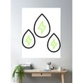 thumbnail image 2 of Hydro Poster Wall Art, Modern Wall Decor, 16x24 UNFRAMED, 2 of 3