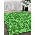 thumbnail image 3 of Ahgly Company Machine Washable Indoor Rectangle Transitional Green Area Rugs, 8' x 10', 3 of 7