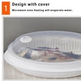 thumbnail image 3 of Yuarrent Cuenco de pescado, utensilio de cocina, placa de vapor de tamaño compacto, bandeja para cocinar al vapor, comodidad de seguridad Cocina y Comedor, 3 of 6