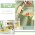 thumbnail image 3 of OHOIOLLA Transparent Glass Pitcher for Refrigerator Door Households 1Pcs 7.66X5.11X3.54in, 3 of 6