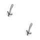 thumbnail image 4 of Ganchos para puerta sin perforar Advancent acero inoxidable superficie brillante 7 cm × 6 cm × 5 cm, 4 of 6