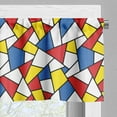 thumbnail image 5 of Ambesonne Mosaic Valance & Curtain, Colorful Retro Stained Glass, 55"x30", Multicolor, 5 of 6
