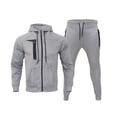thumbnail image 3 of OJinShaWanO Denim Jacket Men Men's Tracksuits Outfits Set 2 Piece Jogging Suits Warm up Sweatsuits Track Suits Sets, 3 of 4