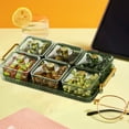 thumbnail image 6 of Fufafayo under $5 Snack Tray, Compartmentalized Candy Box, Nut Storage Fruit Platter, High Value Living Room Serving Tray, Multipurpose Snack Organizer for Table, 6 of 7