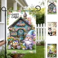 thumbnail image 7 of SLYNSHome Easter Garden Flag Welcome Bunny Spring Yard Flag Outdoor Farmhouse Porch Decor Cute Rabbit Easter Banners for Lawn Patio Home, 7 of 7