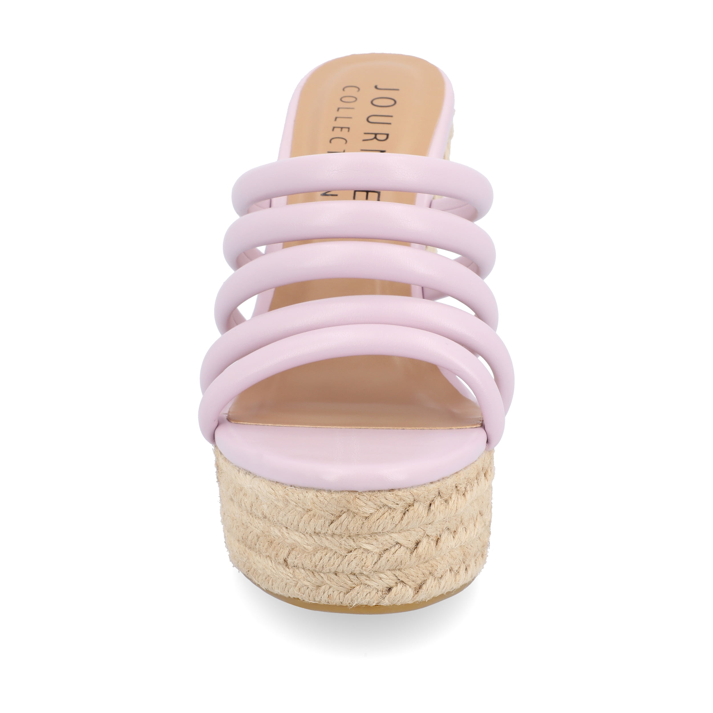 Journee Womens Cynthie Slip On Espadrille Wedge Sandals