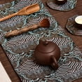 thumbnail image 3 of Chinese Style Kitchen Tea Towels Chinoiserie Dish Towels Kitchen Bar Towels Large Plate Cloth Gongfu Tea Tray Mat Kung Fu Tea Accessory Set - style:style 3;, 3 of 6