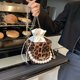 thumbnail image 4 of Bolso Mensajero Hombro para Mujeres LEOPARDLE PU Cuero Cierre, 4 of 9