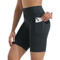 thumbnail image 4 of Cadmus Women's No Front Seam Biker Shorts Naked Feeling 7.5'' High Waisted Yoga Workout Running Spandex Shorts with Deep Pocket, 4 of 8