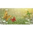 thumbnail image 2 of 212 Main SM725 6 x 12 in. Butterflies in Forest License Plate, 2 of 2