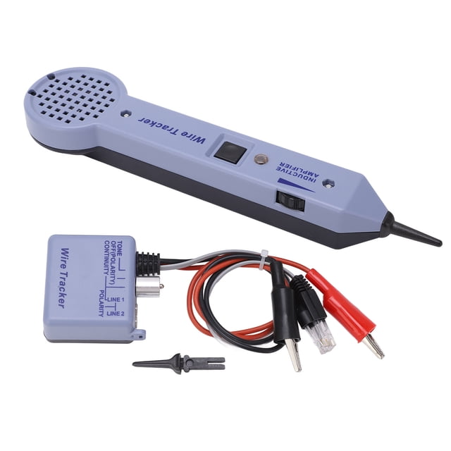 Comprobador de rastreo de tonos, comprobador de rastreo de cables de red, detector de tóner de cables, generador de tonos y kit de sonda de gran capacidad de respuesta