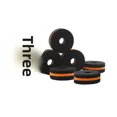 thumbnail image 1 of 10-Pack Premium Cotton Drum Cymbal Felt Pads: Non-Slip Black & Orange Double-Color Design for Stable Performance, Surface Protection & Enhanced Sound Quality – Ideal Drummer Accessory with Global, 1 of 5