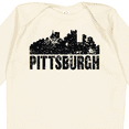 thumbnail image 4 of Inktastic Pittsburgh Skyline Grunge Boys or Girls Long Sleeve Baby Bodysuit, 4 of 5