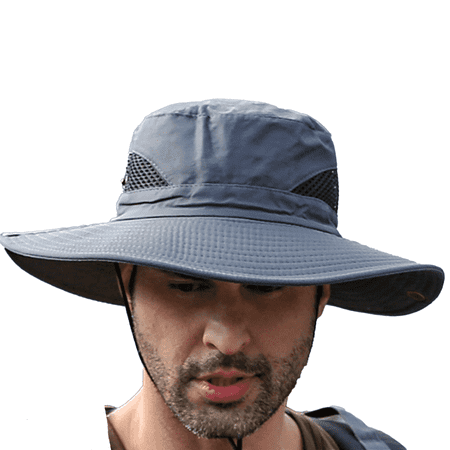 TELOLY 2026 New Sun Hat Waterproof and Quick Drying in Summer Mens Hat Enlarge Brim Sweat Absorbent and Quick Drying Bucket Hat Style 10 for Outdoor Activities Hiking Beach Fishing Camping Travel.