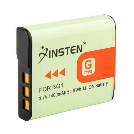 Hi Cap Lithium Ion Battery Insten NP-BG1 Type G Lithium Ion Rechargeable Battery for Sony Cyber-Shot DSC-W80 W30 W55 W290 W300 H10 H20 H50 H55 H70 H90 H3 H7 H9 DSC-T100 T20 DSC-HX9V HX5V Camera ()